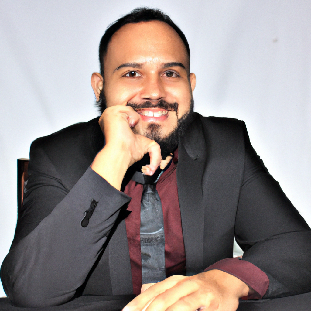 Retrato corporativo limpio en fondo claro